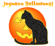 joyeuse Halloween chat noir